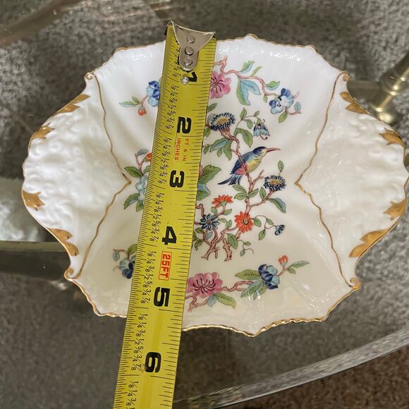 Aynsley PEMBROKE Dish Reproduction 18th Century Design England Fine China - Picture 6 of 13